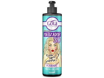Gota Dourada Matizador 3D Platinado 300ml - Image product