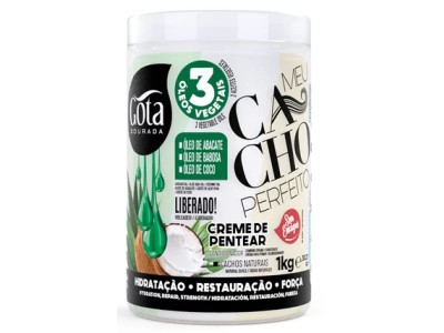 Gota Dourada Creme de Pentear 3 Óleos Vegetais 1kg - Image product