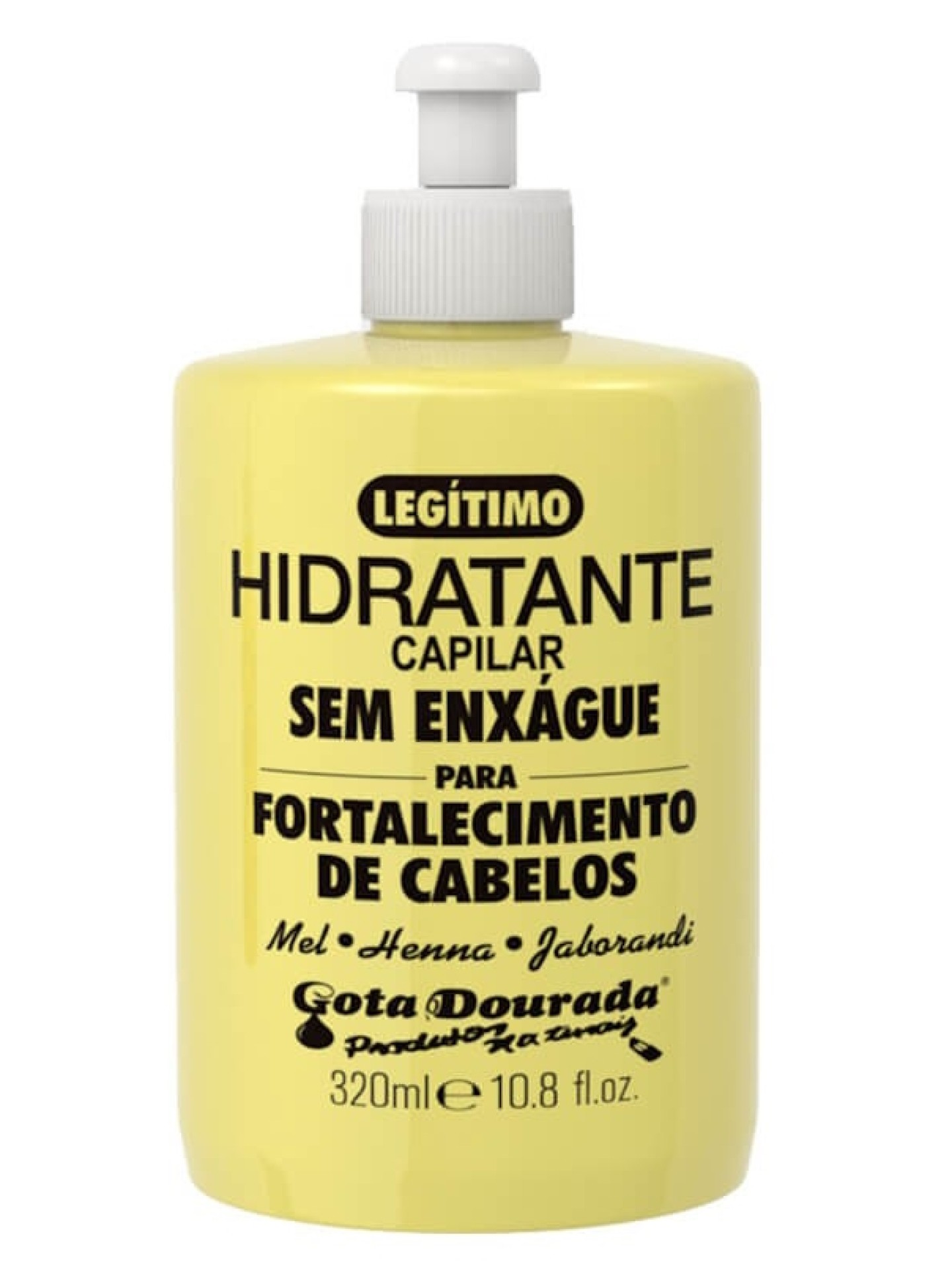 Gota Dourada Creme de Pentear Fortalecimento Cabelos 320ml