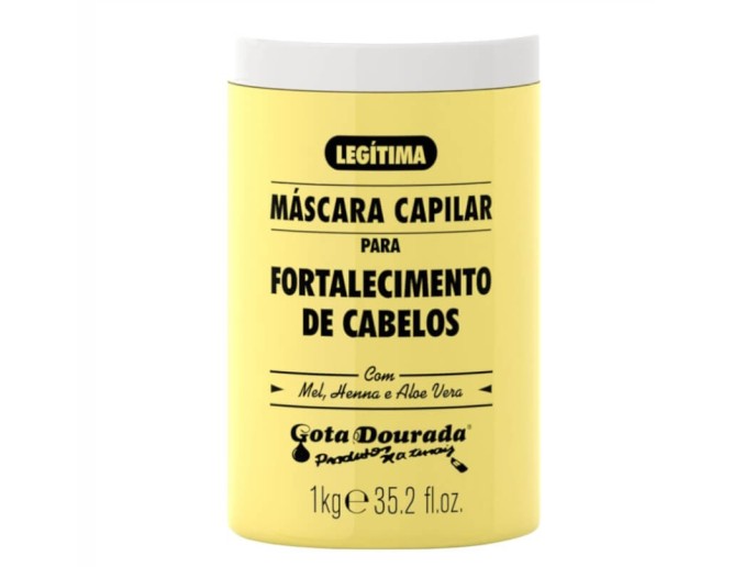 Gota Dourada Máscara Fortalecimento de Cabelos 1kg
