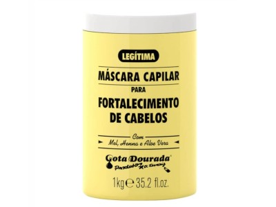 Gota Dourada Máscara Fortalecimento de Cabelos 1kg - Image product
