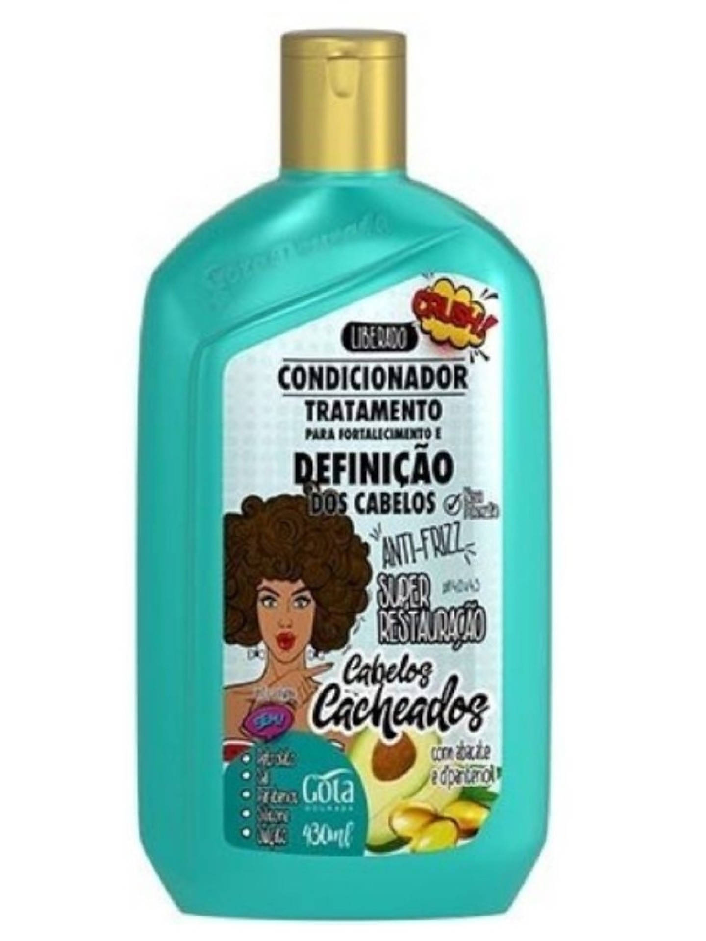 Gota Dourada Condicionador Cabelos Cacheados 430ml