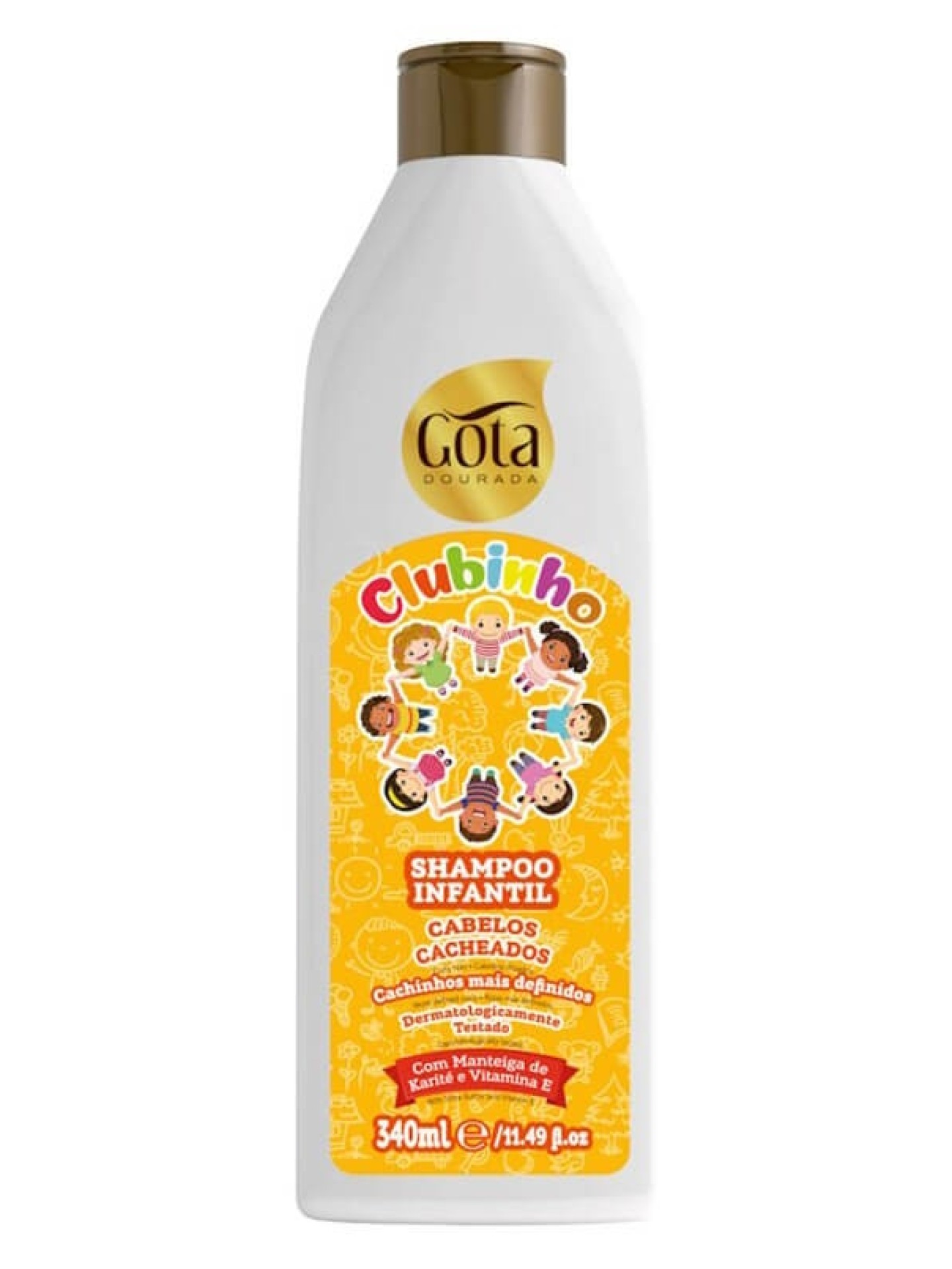 Gota Dourada Shampoo Clubinho Cacheados 340ml