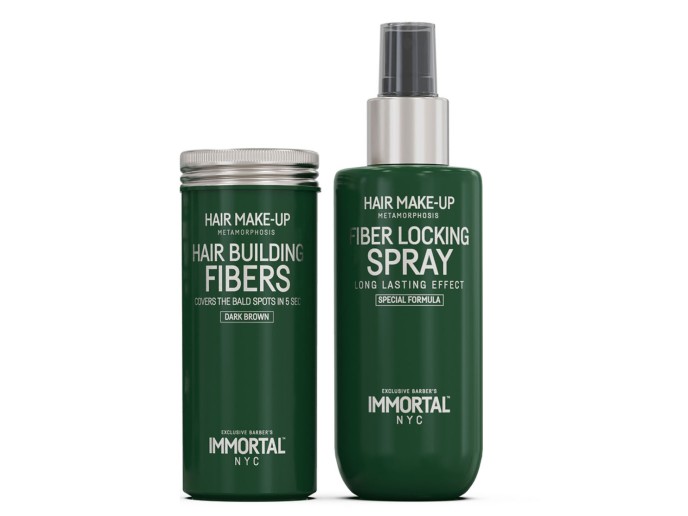 IMMORTAL NYC 2 in 1 Hair Make Up Set  - Black