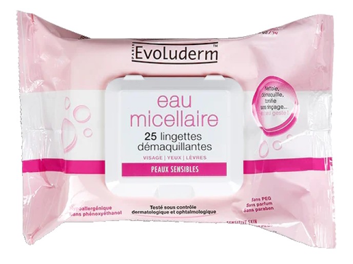 Evoluderm Toalhetes Desmaquilhantes 25unid