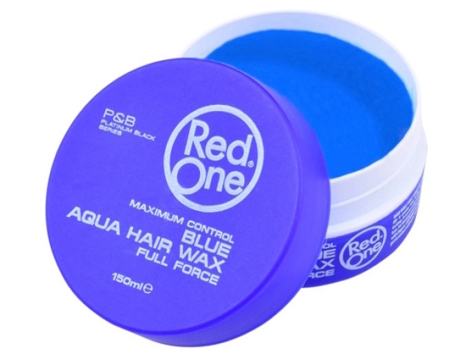Red One Aqua Hair Wax Blue 150ml