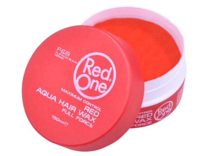 Red One Aqua Hair Wax Red 150ml