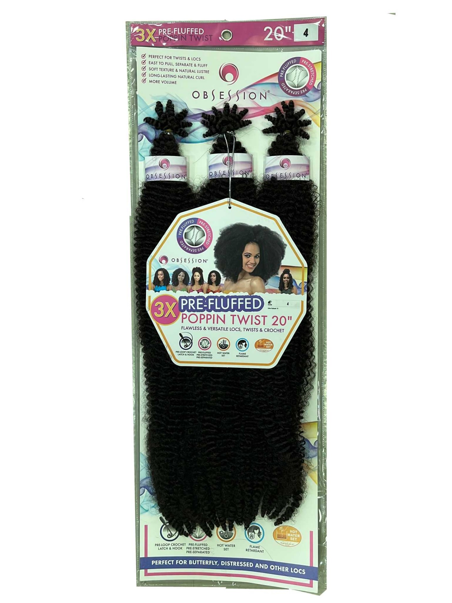 Obsession Bulk 3X Pre-Fluffed Poppin Twist 20