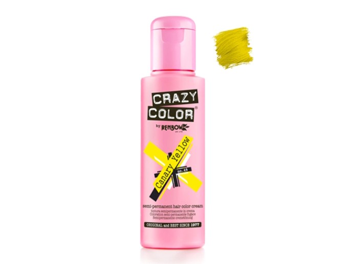 Crazy Color Coloração Semi-Permanente - 49 Canary Yellow