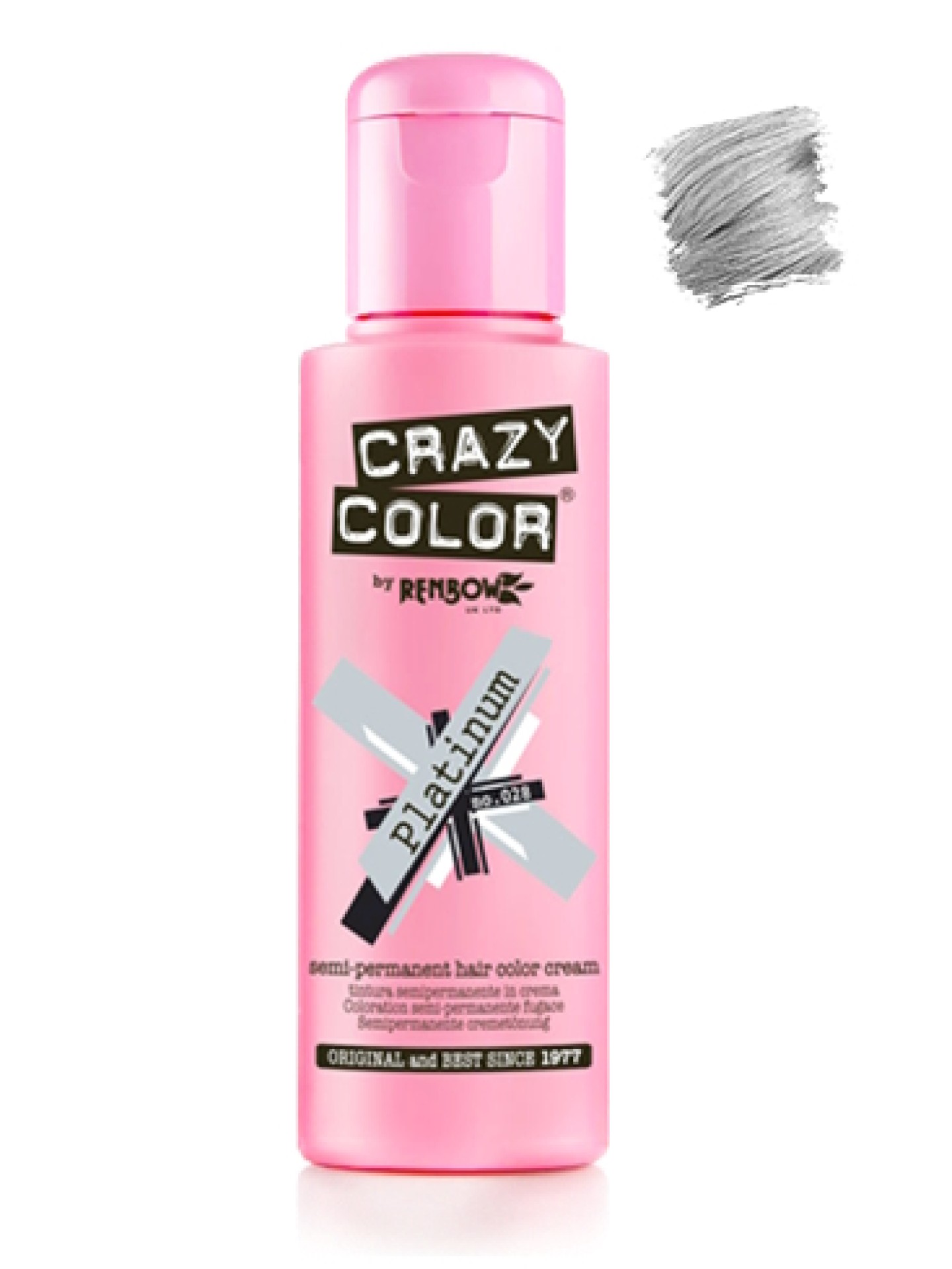 Crazy Color Coloração Semi-Permanente - 028 Platinum
