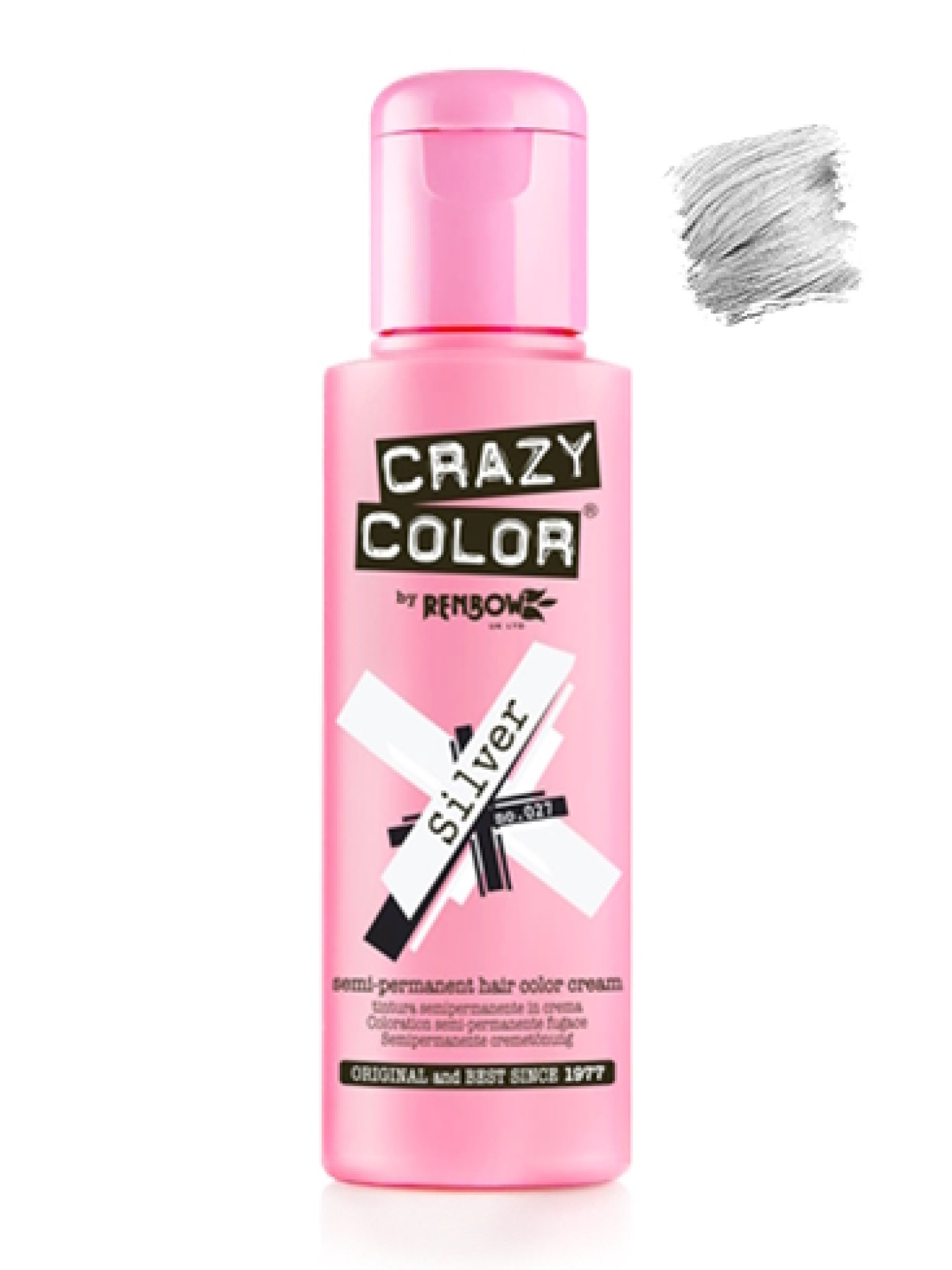 Crazy Color Coloração Semi-Permanente - 027 Silver