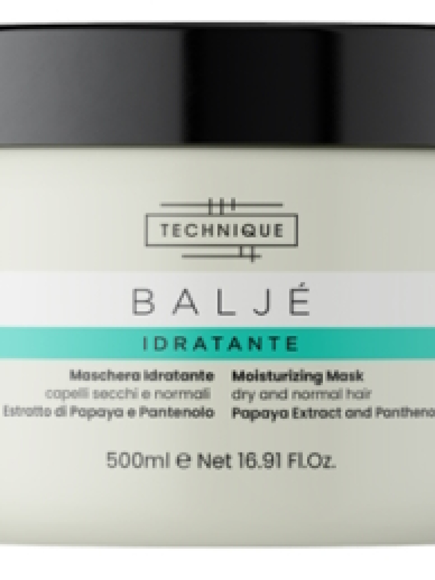 Technique Baljé Máscara Hidratante Papaia e Pantenol 500ml