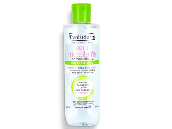 Evoluderm Desmaquilhante �gua Micelar Peles Oleosas 250ml
