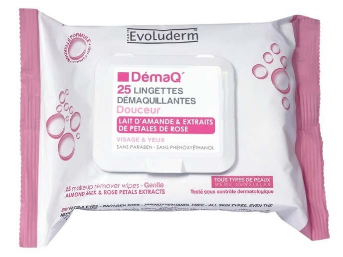Evoluderm 25 Toalhitas Desmaquilhantes Ext. Pétalas de Rosa