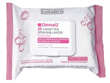 Evoluderm 25 Toalhitas Desmaquilhantes Ext. Pétalas de Rosa