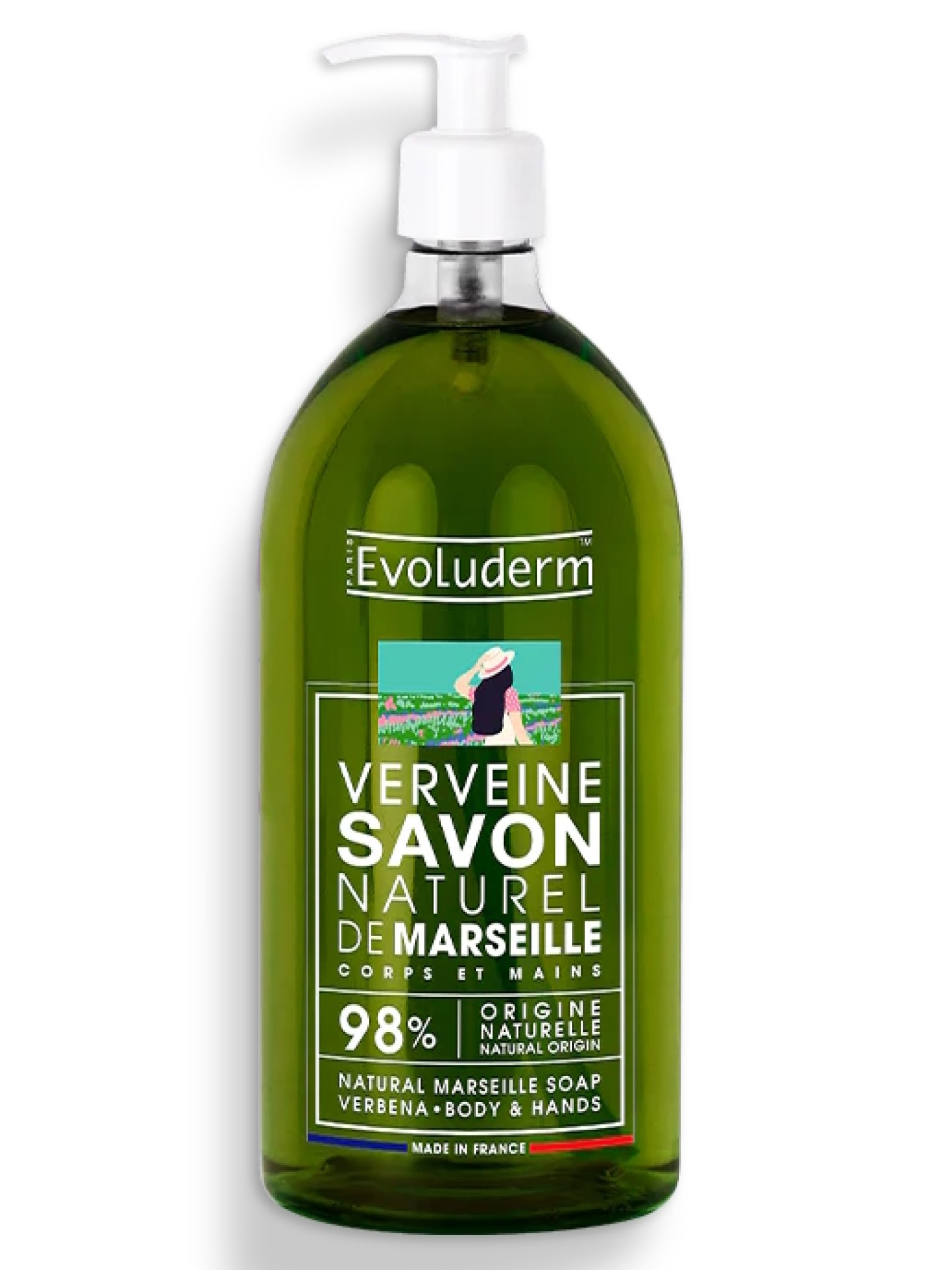 Evoluderm Sabonete Líquido Natural Verbena 1000ml