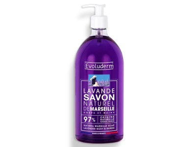 Evoluderm Sabonete L�quido Natural Lavanda 1000ml - Image product