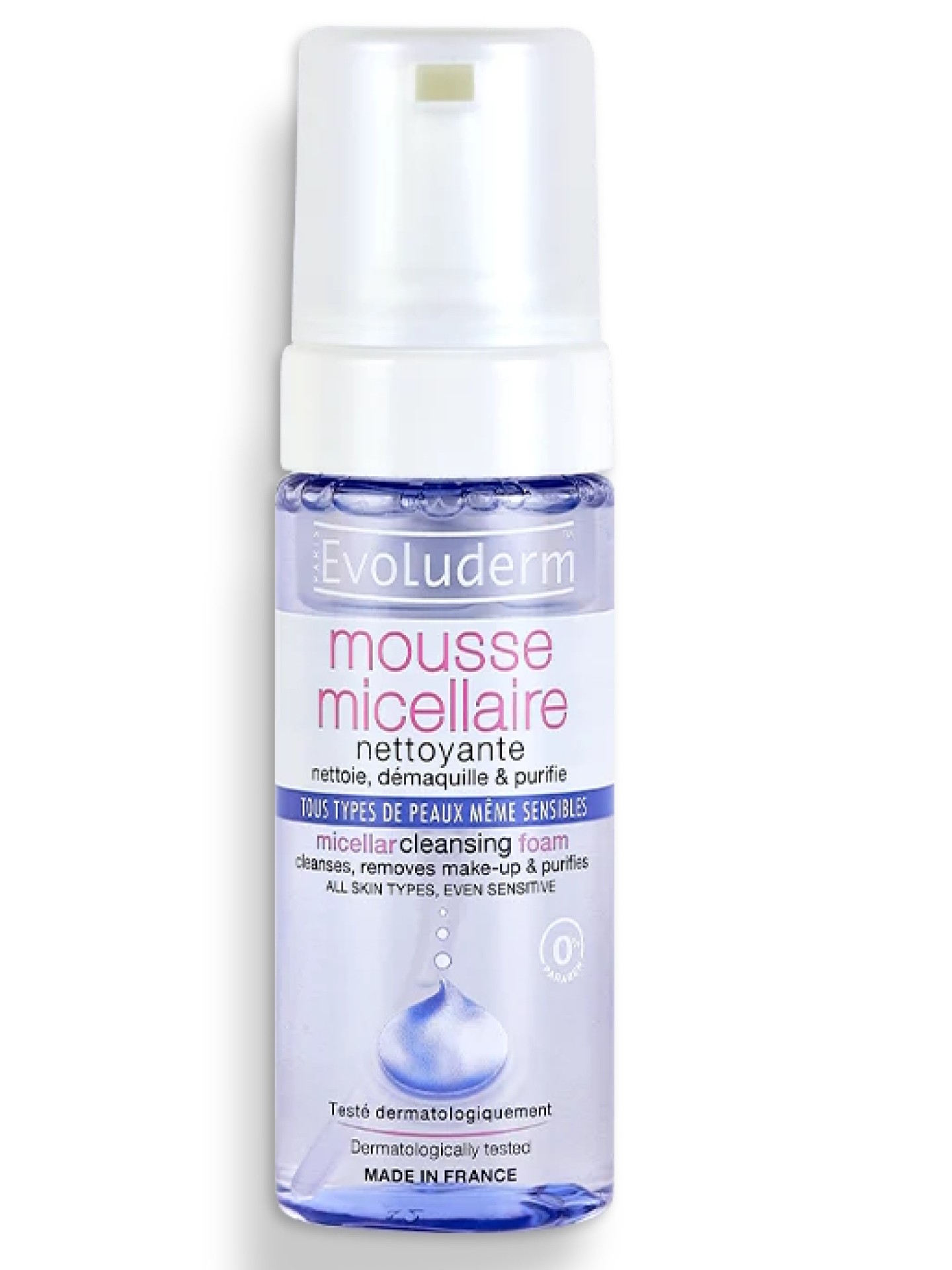 Evoluderm Espuma de Limpeza Micelar 150ml
