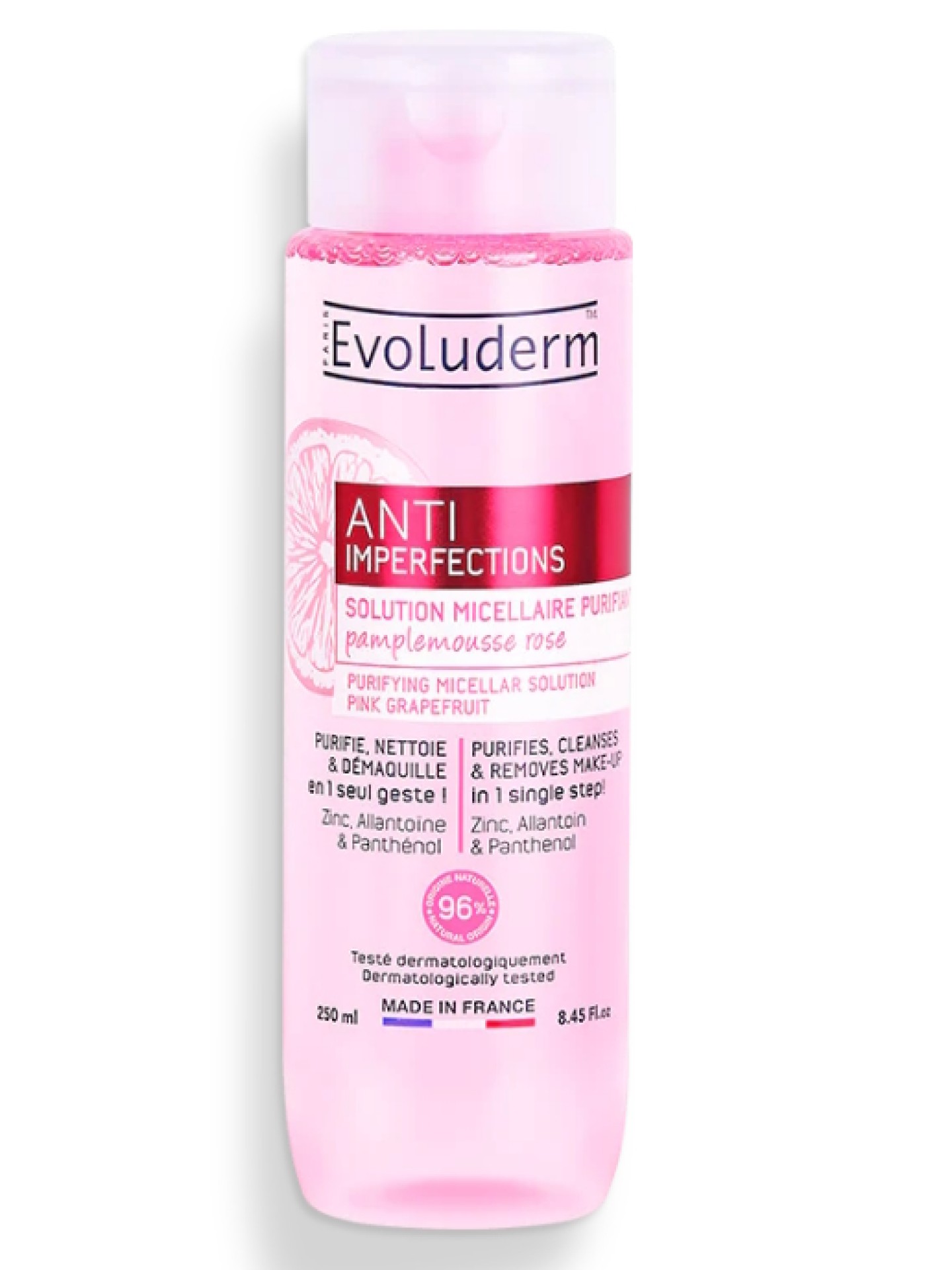 Evoluderm Solução Micelar Purificante Anti-Imperfeições 250m