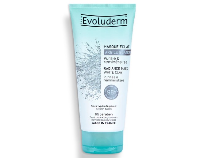 Evoluderm Máscara de Brilho Argila Branca 100ml