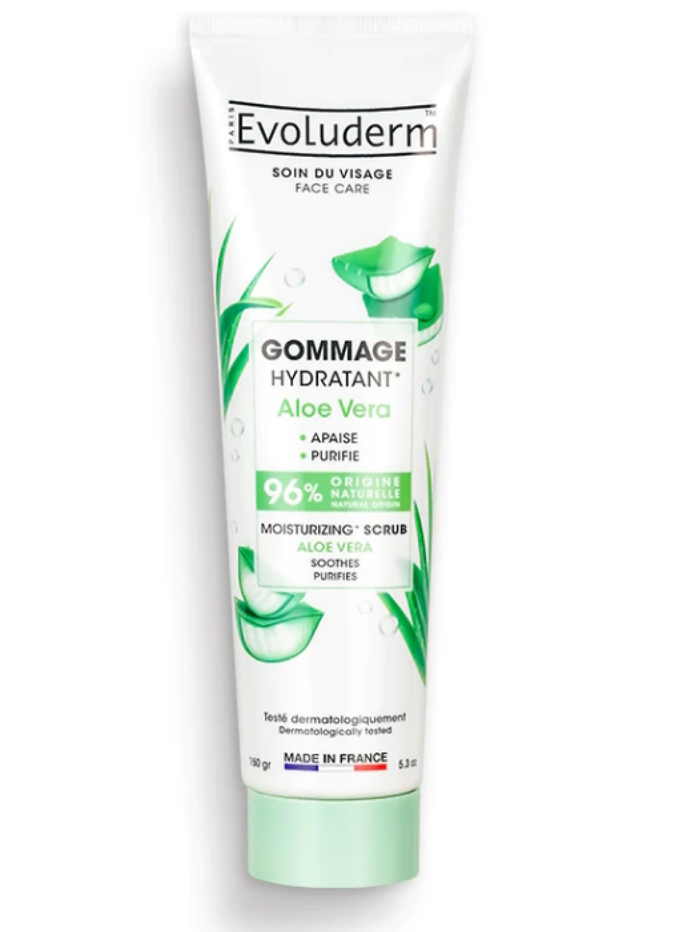 Evoluderm Exfoliante Hidratante Aloe Vera 150gr