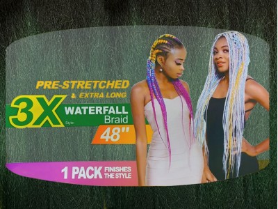 FREEDOM WATERFALL BRAID TAMANHO 48 COR TT1B/DARKGREEN - Image product
