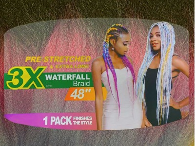 FREEDOM WATERFALL BRAID TAMANHO 48 COR TT1B/PURPLE - Image product