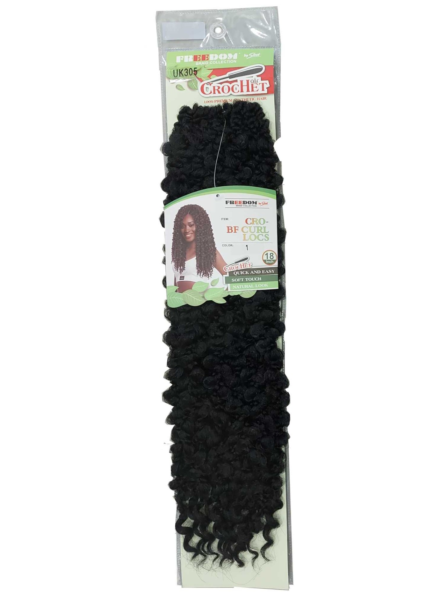 FREEDOM CRO-BF CURL LOCS 18 COR 1