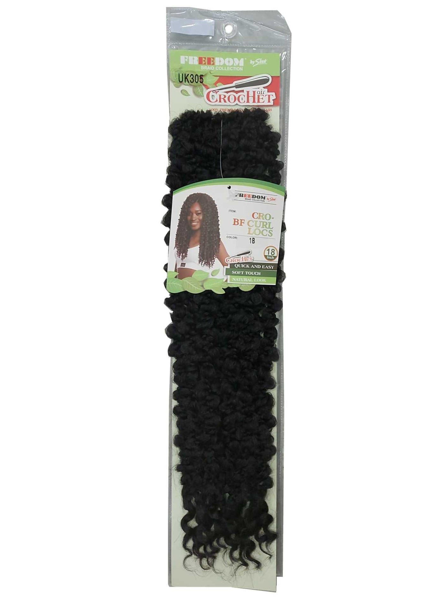 FREEDOM CRO-BF CURL LOCS 18 COR 1B