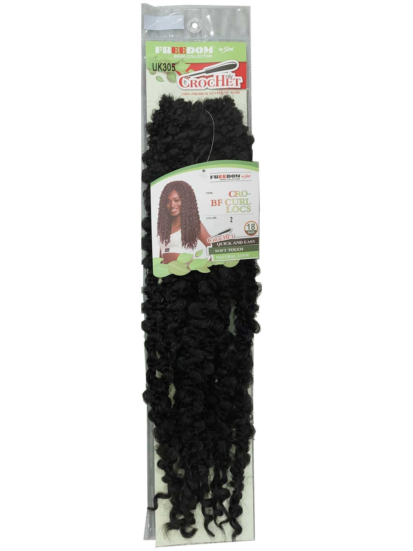 FREEDOM CRO-BF CURL LOCS 18 COR 2