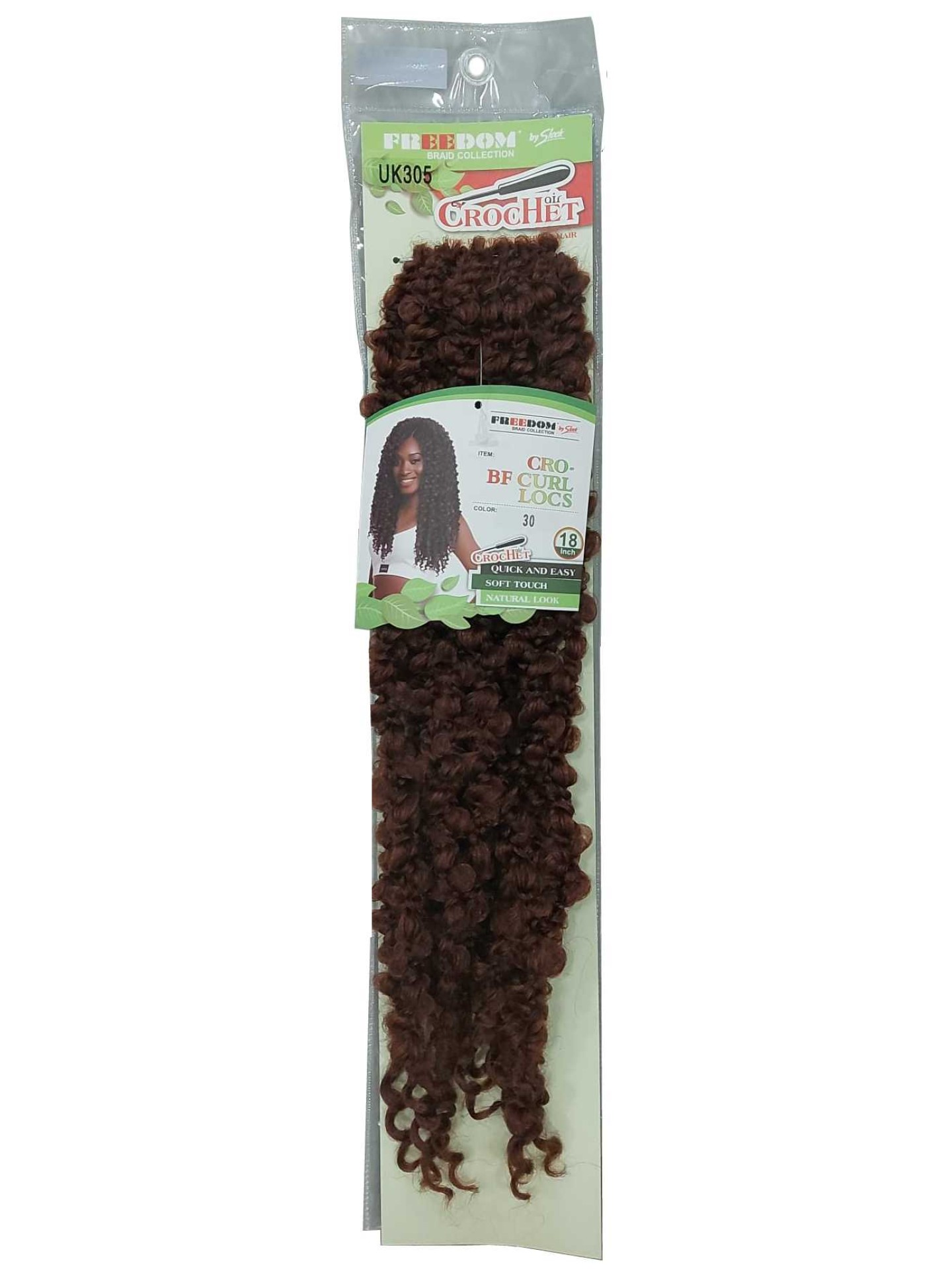 FREEDOM CRO-BF CURL LOCS 18 COR 30