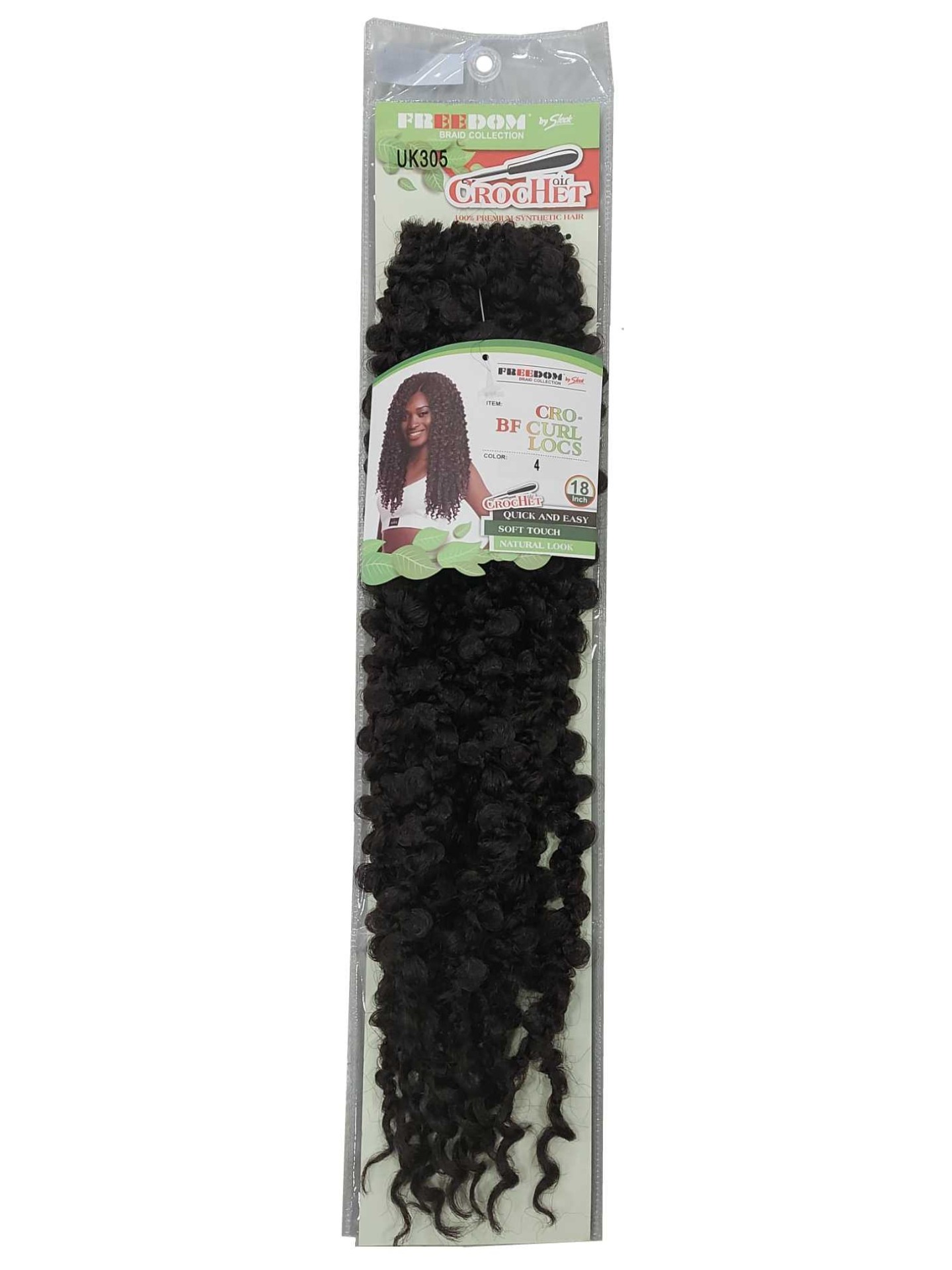 FREEDOM CRO-BF CURL LOCS 18 COR 4