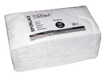 Eurostill Toalla Desechable 100 uni. 40x80 Spunlace - 07301