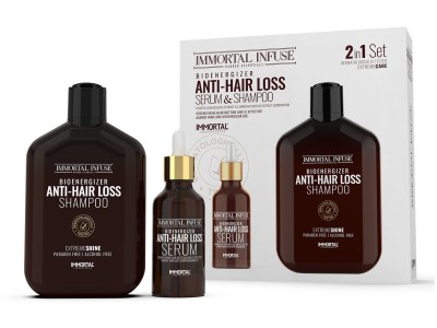 IMMORTAL Infuse Anti-Hair Loss Serum & Shampoo 2in1 550ml - Image product
