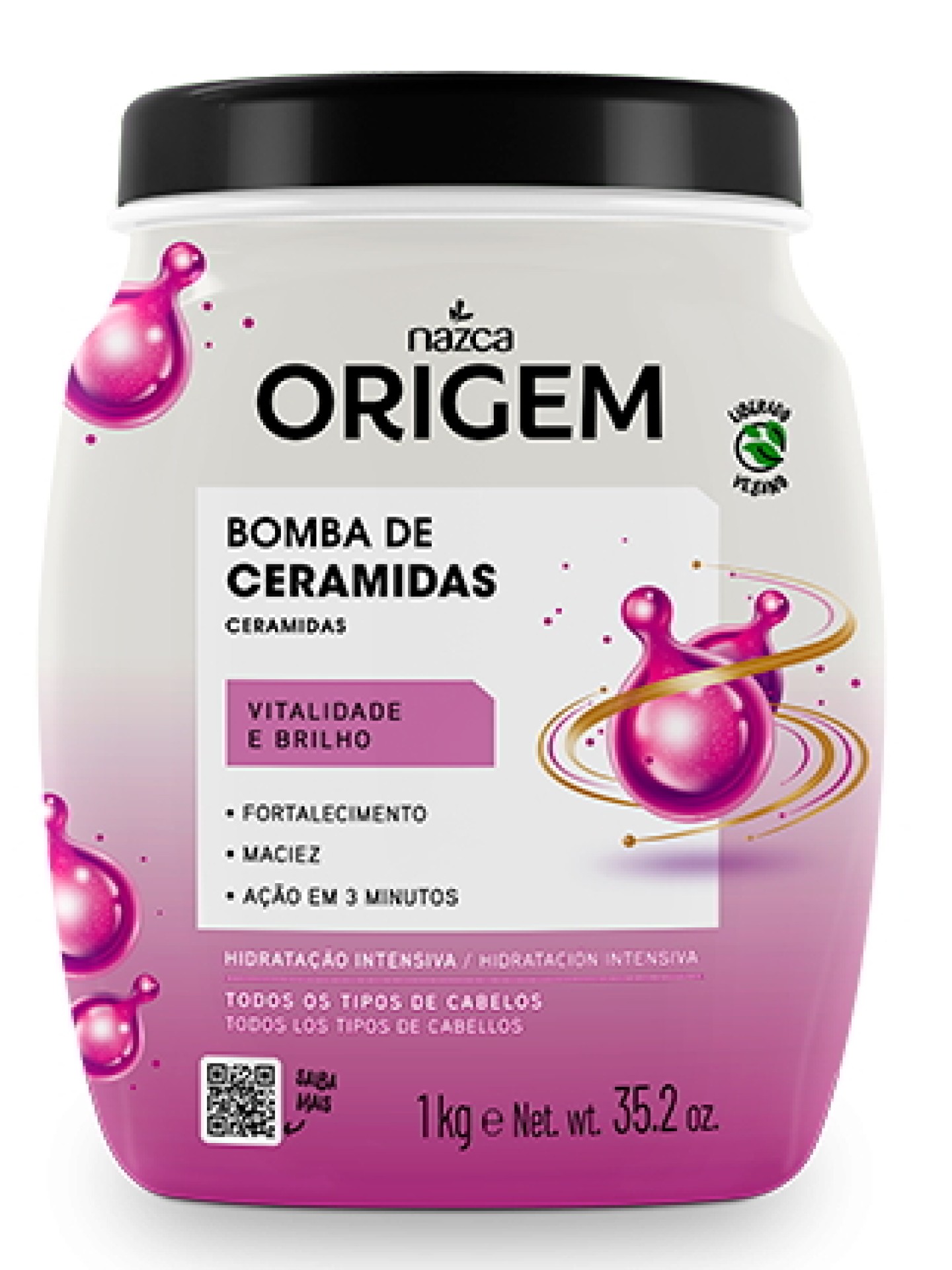 ORIGEM Cr.de Hidratação Bomba de Ceramidas 1Kg