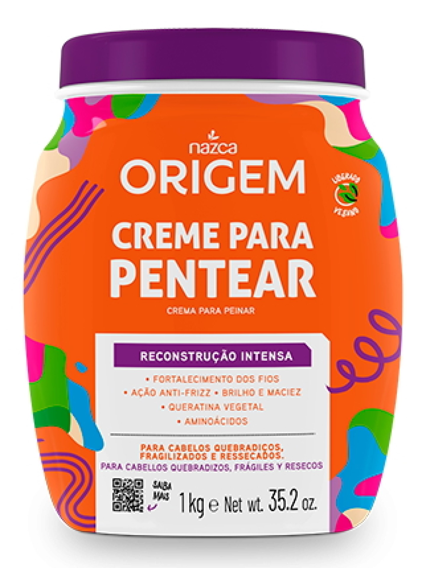 ORIGEM Creme P/ Pentear Cond. Reconstrução Intensa 1kg