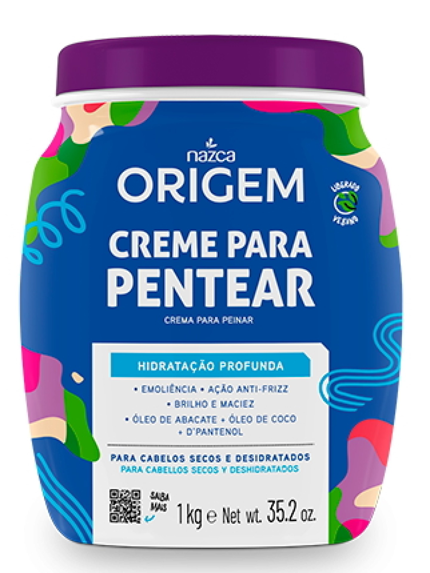 ORIGEM Creme P/ Pentear Cond. Hidratação Profunda 1Kg
