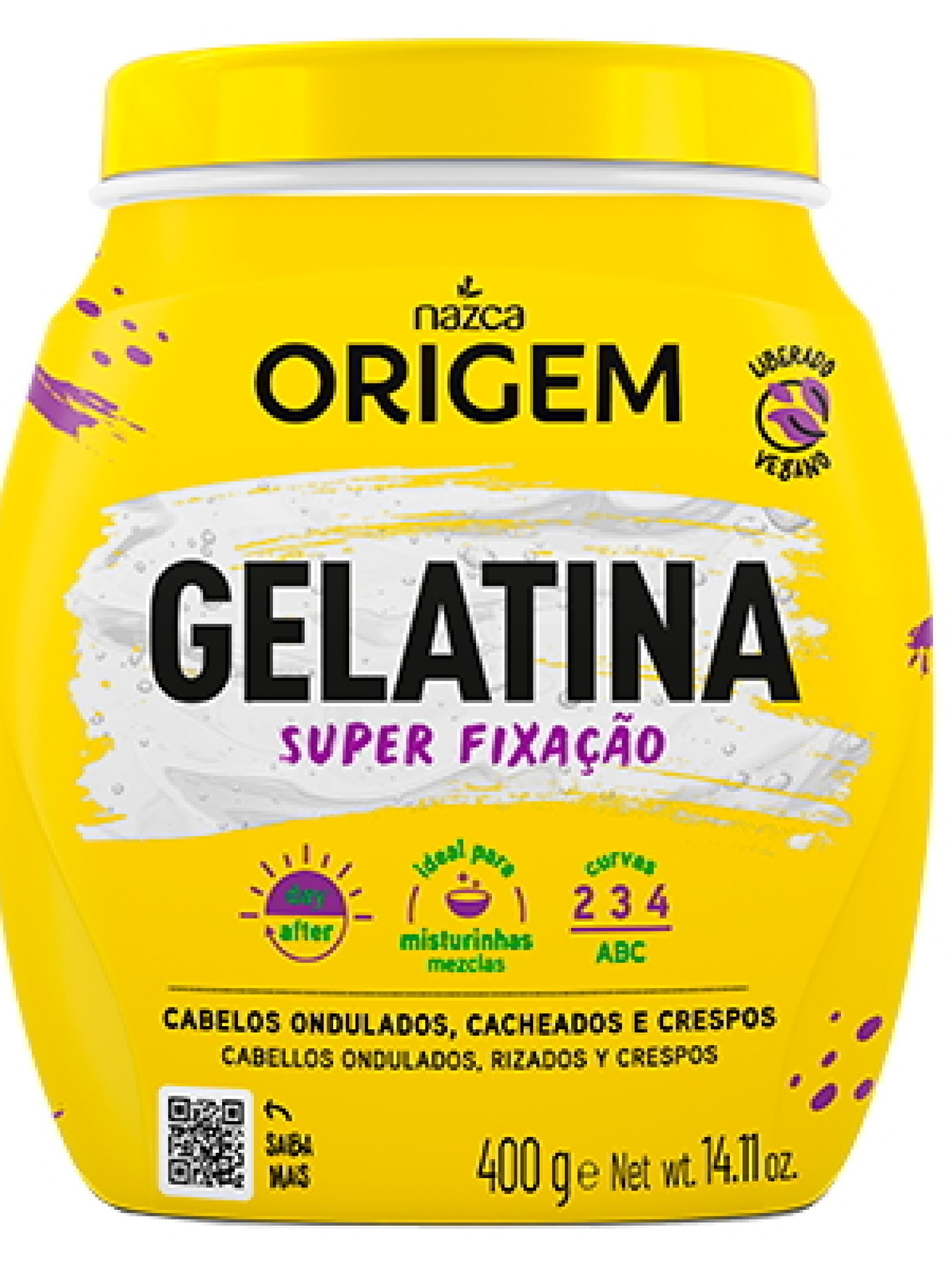 ORIGEM Gelatina Super Fixação Cond. 400gr