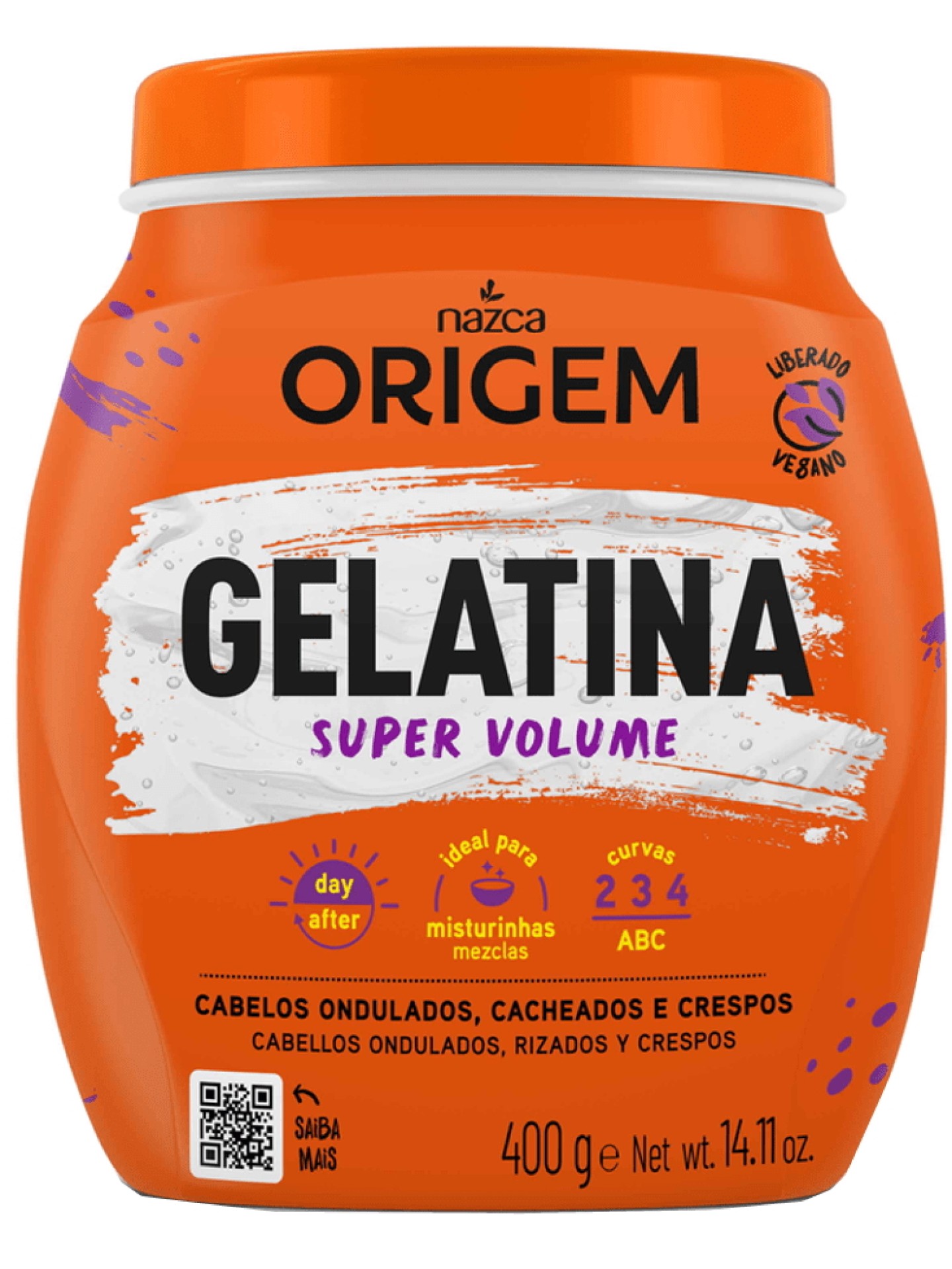 ORIGEM Gelatina Super Volume 400gr