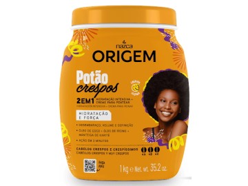 ORIGEM Cr. de Hidratacao Intensiva Crespos 1Kg