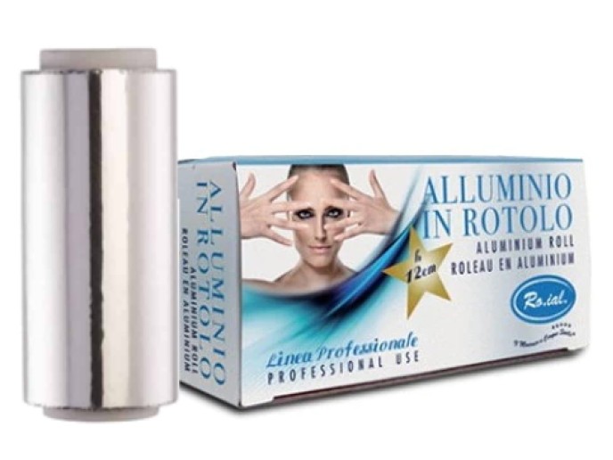 Ro.Iol Rolo de Aluminio Prata 12cm