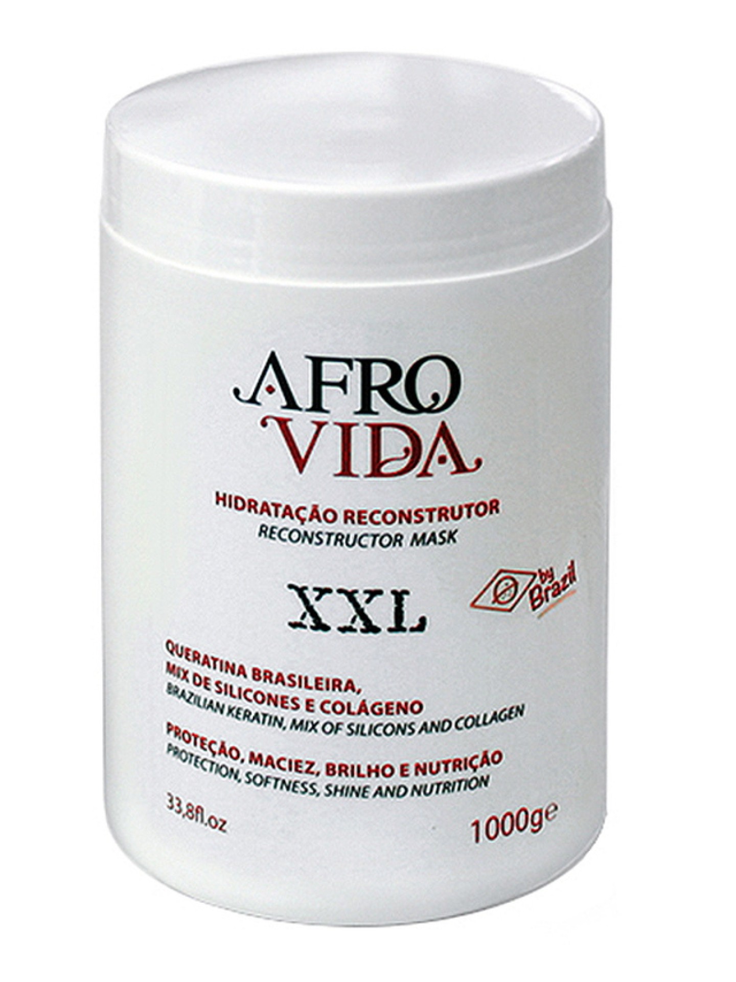 Máscara Hid. Capilar Afrovida XXL Reconstrutor 1000ml