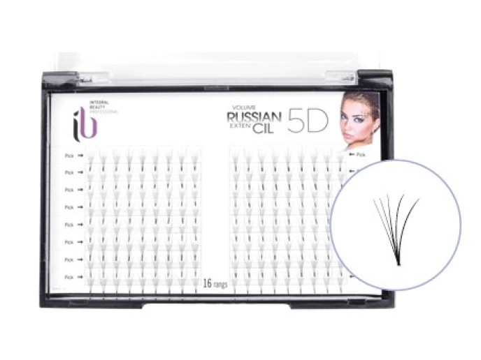 Shop Hair Extens�o de C�lios Volume 5D Russo 10mm
