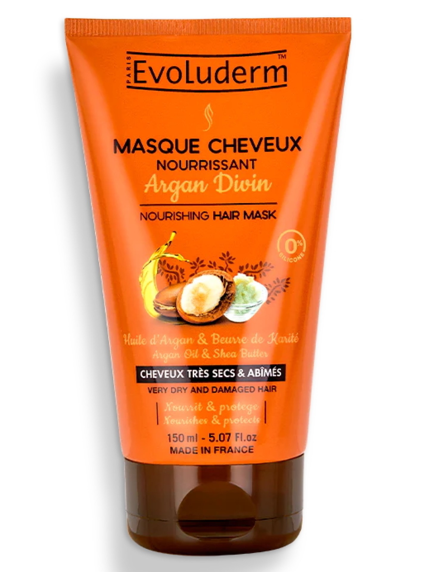 Evoluderm Creme Nutritivo Argão Divino P/ Cabelos 100ml