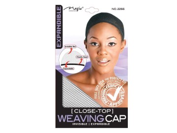 Magic Close Top Weaving Cap Black #2266