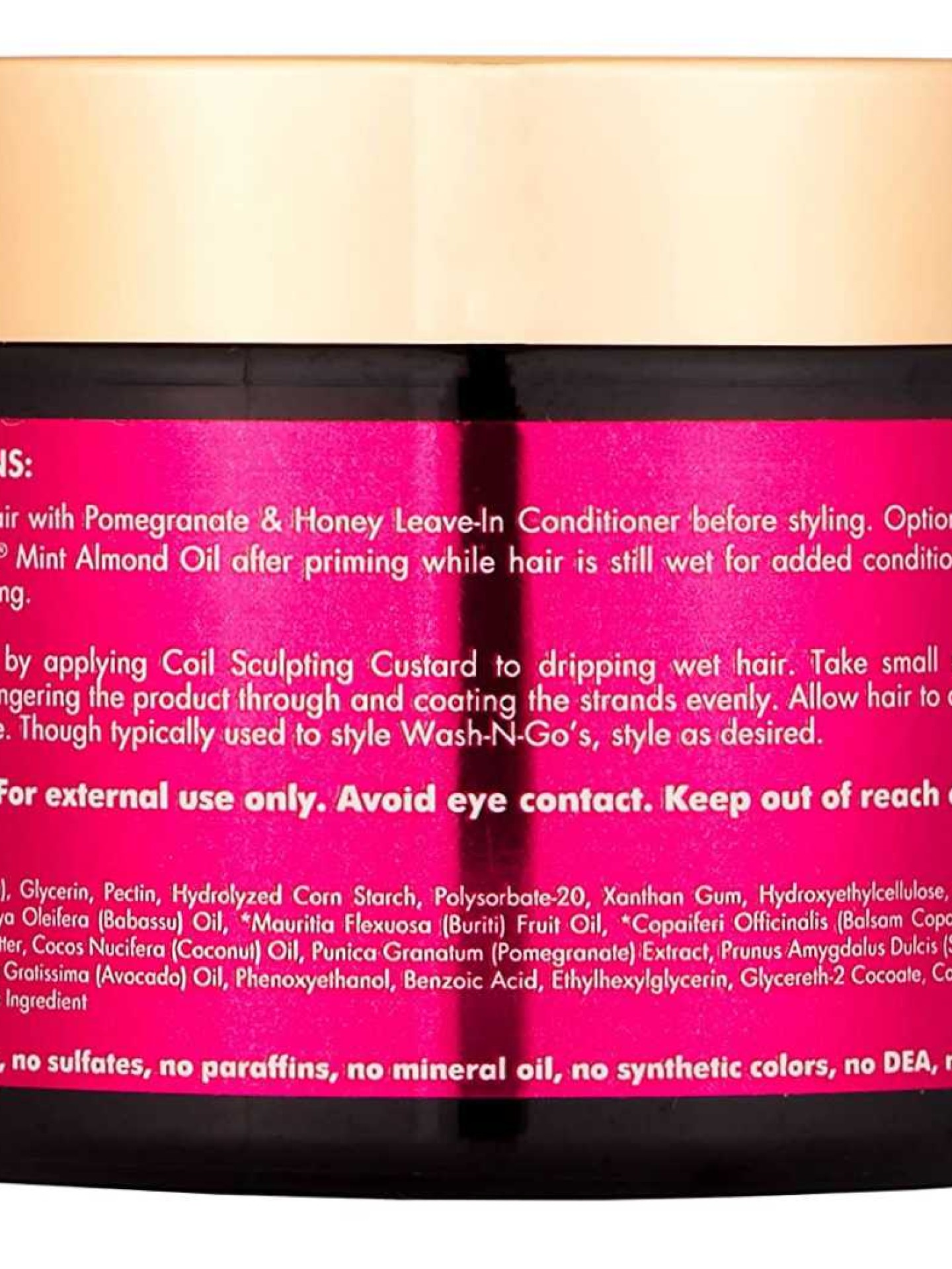 Mielle Pomegranate & Honey Coil Sculpting Custard 12oz