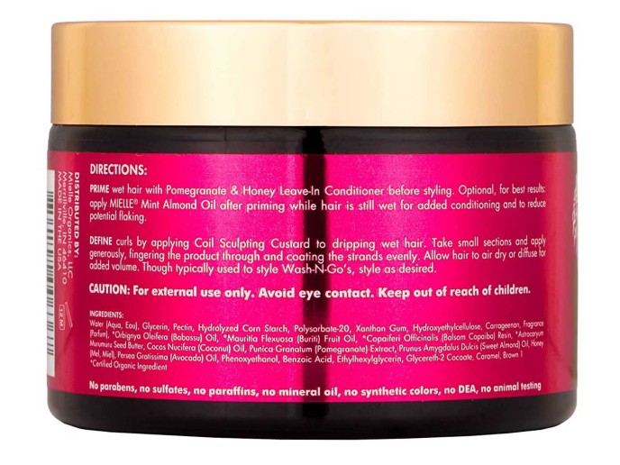 Mielle Pomegranate & Honey Coil Sculpting Custard 12oz