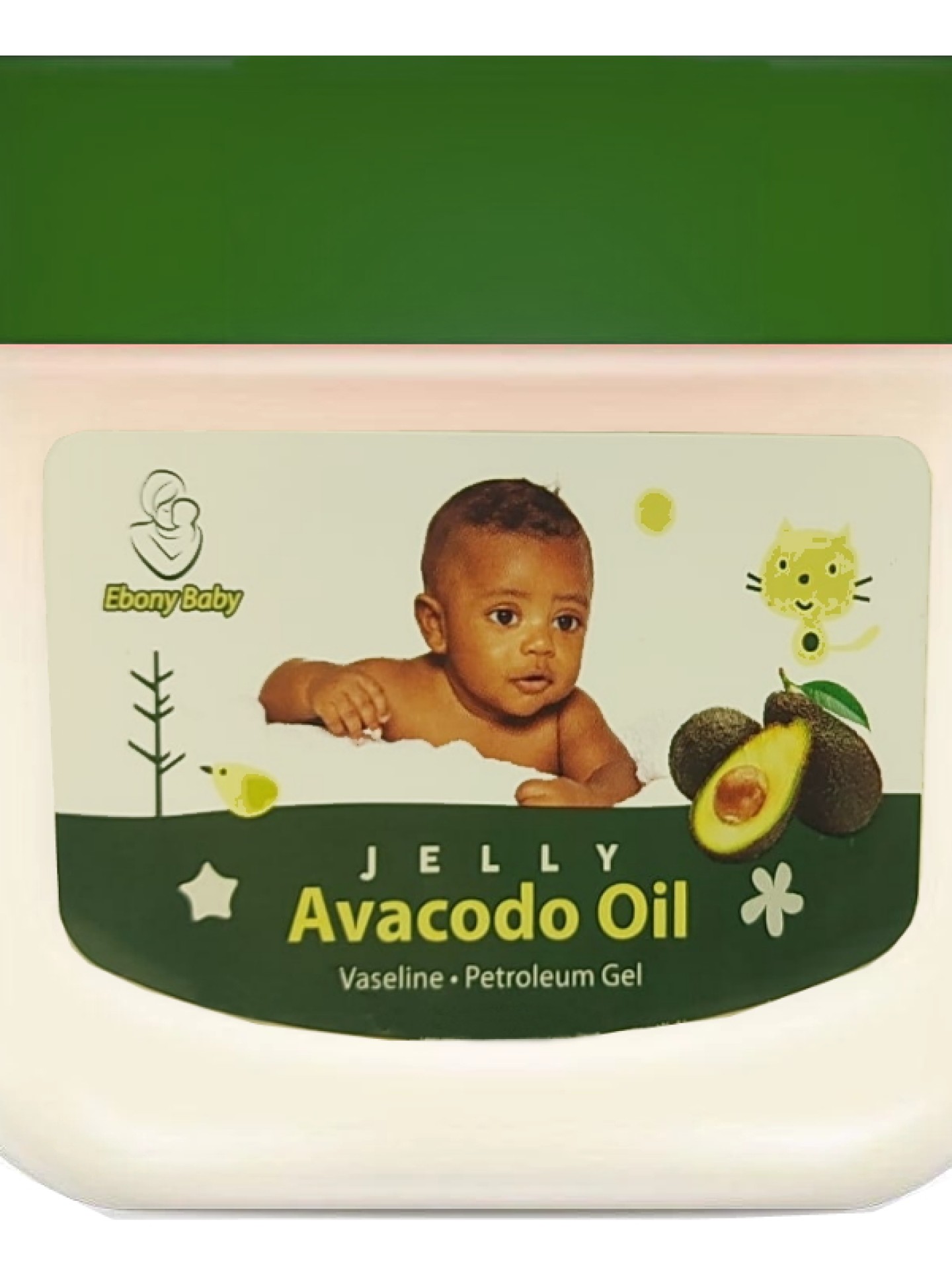 Ebony Baby Petroleum Jelly Avocado 440ml
