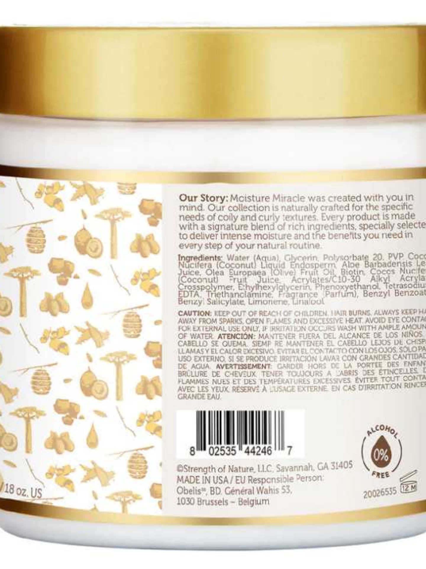 AP Moist Miracle Aloe & Coconut Water Curl Defining Gel 18oz