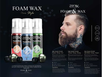 Zenix Hair Foam Wax Herb Blend 150ml